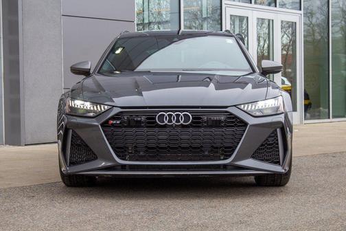 Gray 2024 Audi RS 6 Avant 4.0T