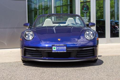 Blue 2023 Porsche 911 Carrera 4S Cabriolet