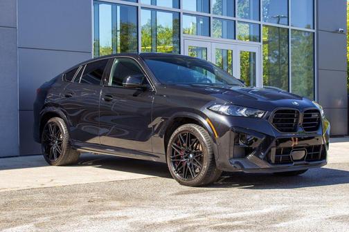 Black Sapphire Metallic 2025 BMW X6 M Competition