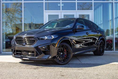 Black Sapphire Metallic 2025 BMW X6 M Competition