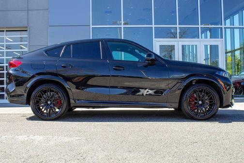Black Sapphire Metallic 2025 BMW X6 M Competition