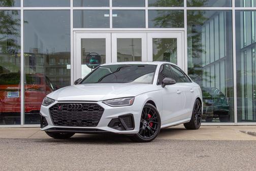 Glacier White 2021 Audi S4 3.0T Premium