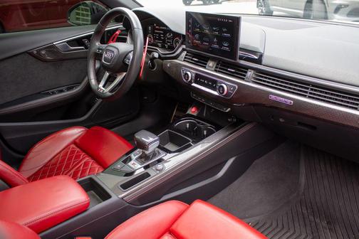 Glacier White 2021 Audi S4 3.0T Premium