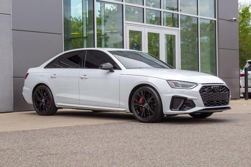 Glacier White 2021 Audi S4 3.0T Premium