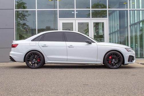 Glacier White 2021 Audi S4 3.0T Premium