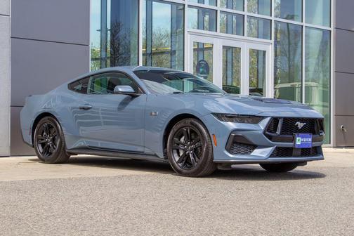 Vapor Blue Metallic 2025 Ford Mustang GT
