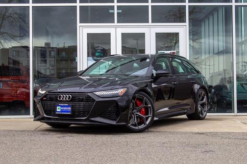 Black 2026 Audi RS 6 Avant 4.0T