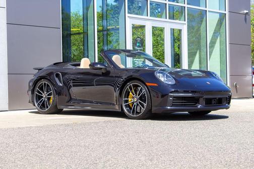 Jet Black Metallic 2025 Porsche 911 Turbo S