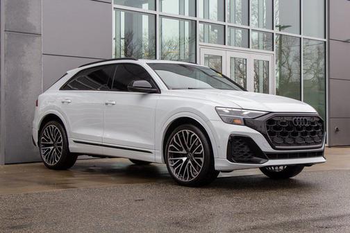 Glacier White Metallic 2025 Audi SQ8 4.0T Premium Plus