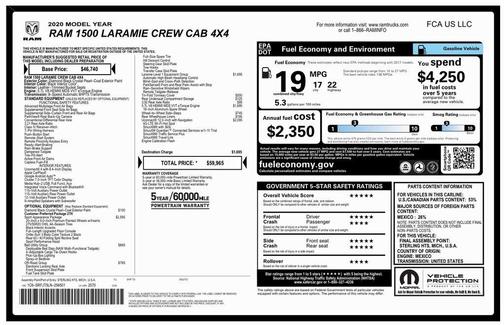 2020 RAM 1500 Laramie