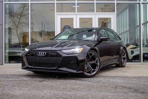 Black 2026 Audi RS 6 Avant 4.0T