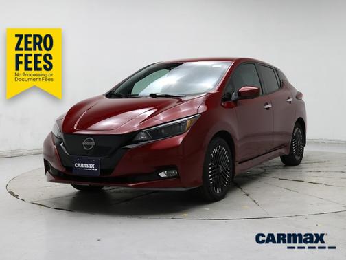 Red 2024 Nissan Leaf SV Plus