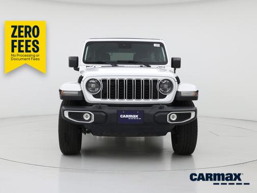 White 2025 Jeep Wrangler 4xe Sahara