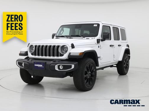 White 2025 Jeep Wrangler 4xe Sahara