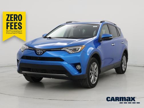 Blue 2017 Toyota RAV4 Hybrid Limited