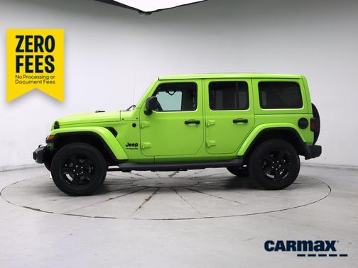 Green 2021 Jeep Wrangler Unlimited Sport Altitude