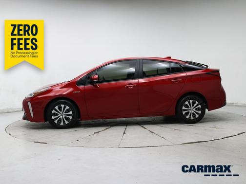 Red 2022 Toyota Prius XLE