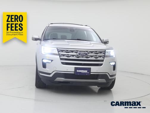 Silver 2018 Ford Explorer Limited