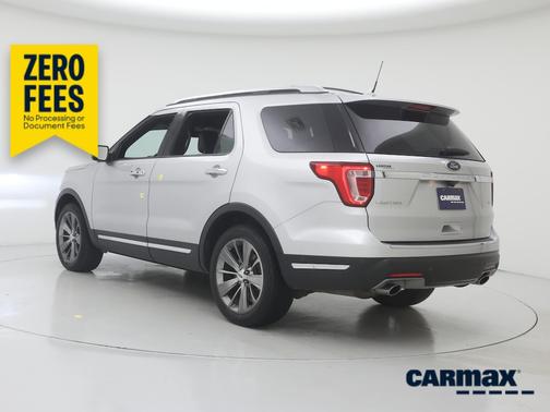 Silver 2018 Ford Explorer Limited