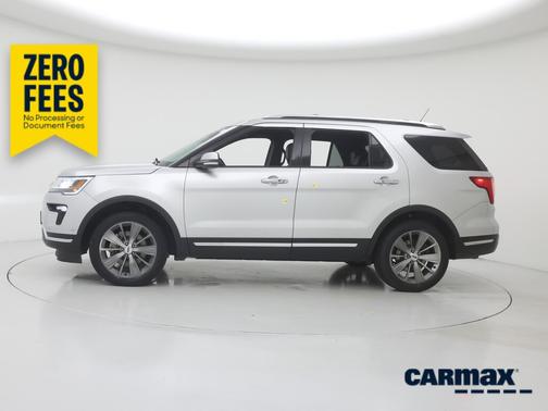 Silver 2018 Ford Explorer Limited