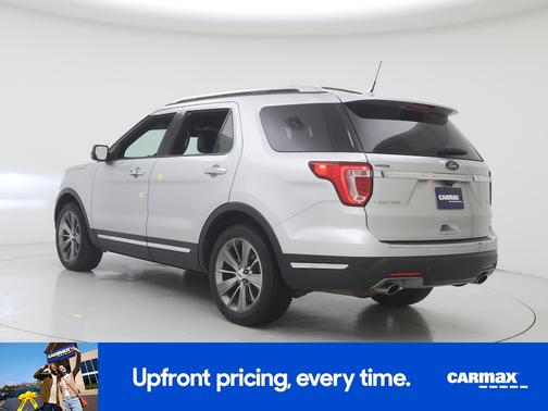 Silver 2018 Ford Explorer Limited