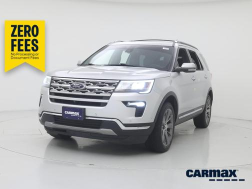 Silver 2018 Ford Explorer Limited