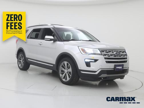 Silver 2018 Ford Explorer Limited