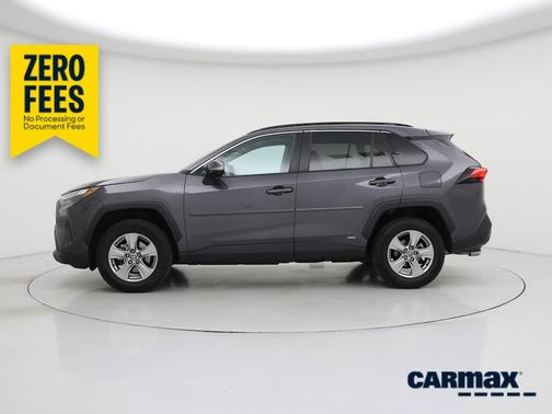 Gray 2022 Toyota RAV4 Hybrid XLE