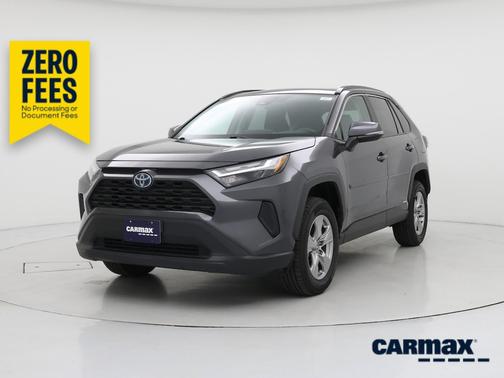 Gray 2022 Toyota RAV4 Hybrid XLE
