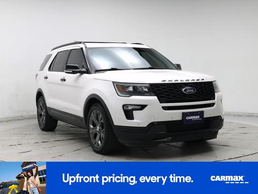 White 2018 Ford Explorer Sport