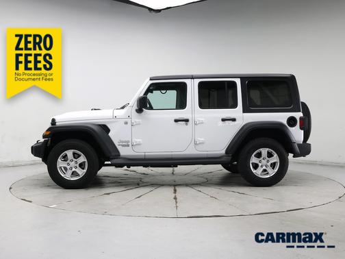 White 2019 Jeep Wrangler Unlimited Sport S
