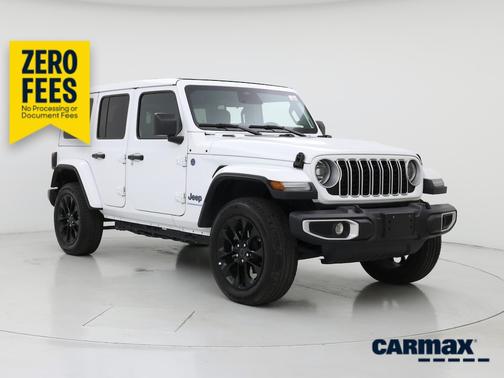 White 2025 Jeep Wrangler 4xe Sahara
