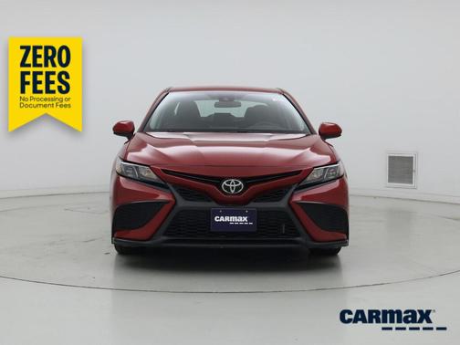 Red 2021 Toyota Camry SE