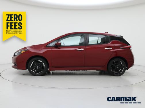 Red 2024 Nissan Leaf SV Plus