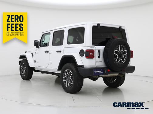 White 2025 Jeep Wrangler Sahara