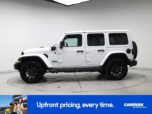 White 2025 Jeep Wrangler 4xe Sahara