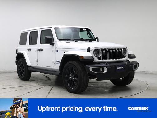 White 2025 Jeep Wrangler 4xe Sahara