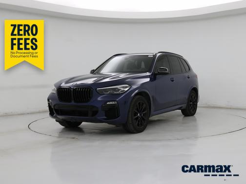 Blue 2021 BMW X5 M50i