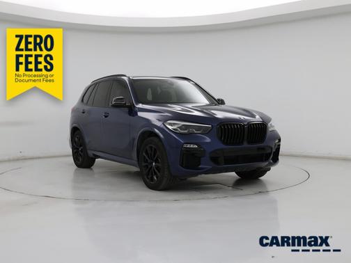 Blue 2021 BMW X5 M50i