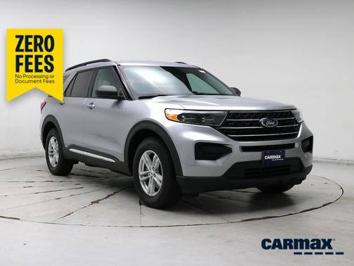 Silver 2021 Ford Explorer XLT