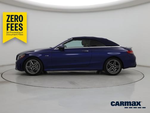 Blue 2021 Mercedes-Benz AMG C 43