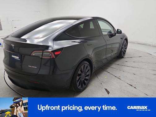 Gray 2025 Tesla Model Y Performance