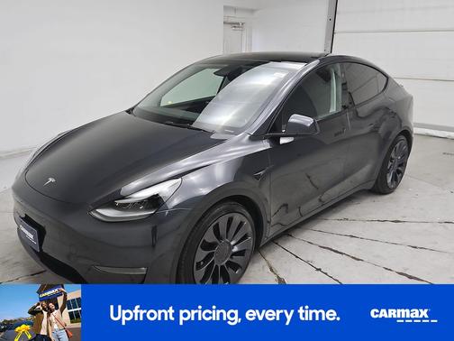 Gray 2025 Tesla Model Y Performance