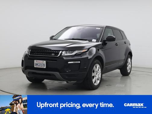Black 2018 Land Rover Range Rover Evoque SE