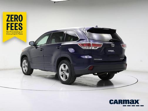 Blue 2015 Toyota Highlander Limited