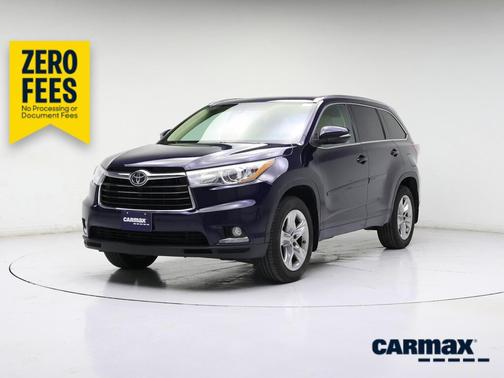 Blue 2015 Toyota Highlander Limited