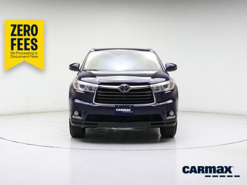 Blue 2015 Toyota Highlander Limited