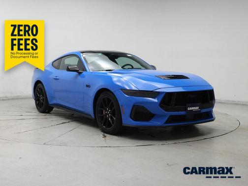 Blue 2024 Ford Mustang GT