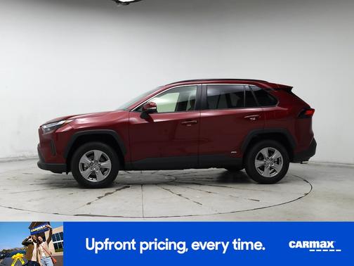 Red 2025 Toyota RAV4 Hybrid XLE
