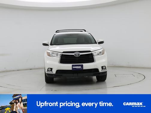 White 2015 Toyota Highlander Limited Platinum